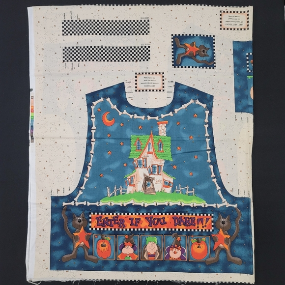 Cut & Sew Vest Fabric Panel ENTER IF YOU DARE - Picture 16 of 16